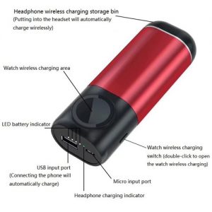 پاوربانک 3 در1 3in 1 Wireless Power bank