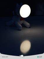 چراغ خواب کارتونی طرح سگ Dog Shape Night Light USB Rechargeable Table Lamp Cartoon