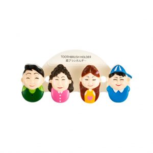 هولدر دیواری مسواک مدل خانواده برند مینیسو Miniso family toothbrush wall holder