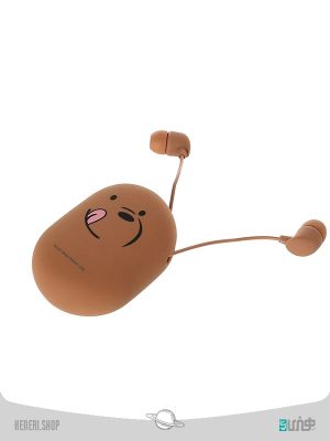 هندزفری عروسکی سیلیکونی مینیسو Miniso Silicone Doll Handsfree