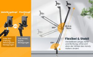 هولدر موبایل گیره ای clip mobile stand