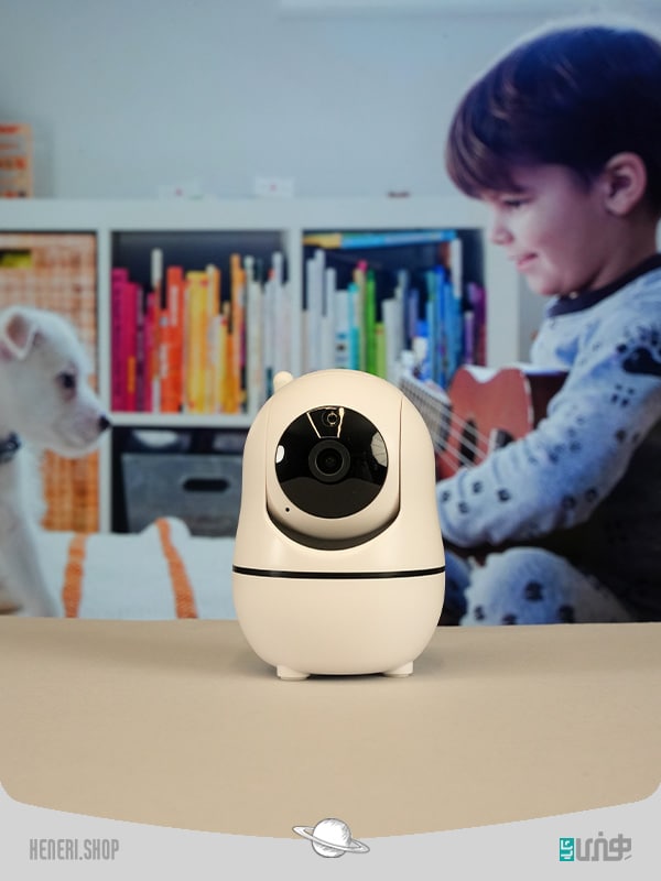 دوربین مداربسته هوشمند همراه با مانیتور کودک 7 اینچ Smart CCTV camera with 7 inch baby monitor