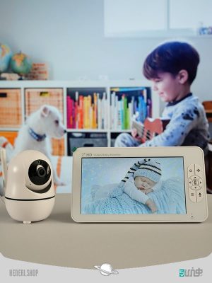 دوربین مداربسته هوشمند همراه با مانیتور کودک 7 اینچ Smart CCTV camera with 7 inch baby monitor