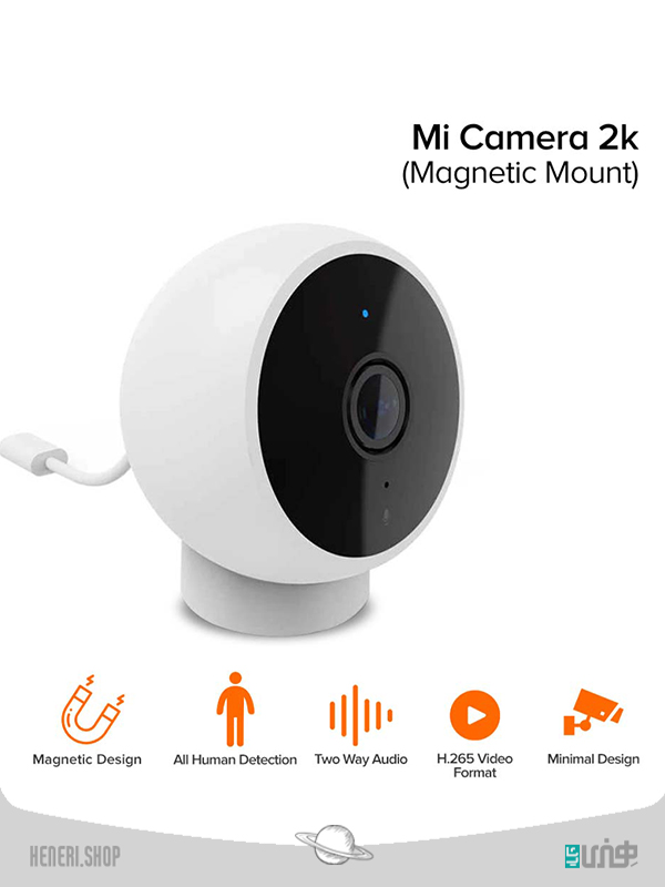 دوربین مداربسته تحت شبکه شیائومی Mi Camera 2K Magnetic Mount2k