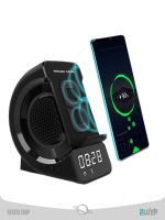 اسپیکر و ساعت رومیزی WD-200 با قابلیت وایرلس شارژ WD-200 speaker and desk clock with wireless charging capability