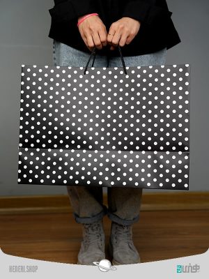 بگ خالدار مشکی Black spotted bag