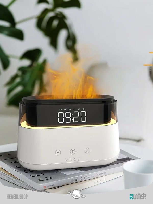 ساعت زنگ دار و خوشبوه کننده محیط Alarm clock and air freshener