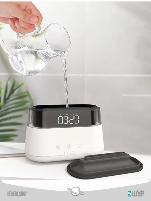 ساعت زنگ دار و خوشبوه کننده محیط Alarm clock and air freshener