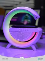 اسپیکر RGB دار وایرلس شارژ RGB speaker with wireless charging