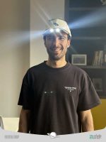 کلاه کمپینگ با چراغ ال ای دی Camping hat with LED light