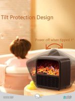 بخاری برقی قابل حمل با شعله 3 بعدی Portable electric heater with 3D flame