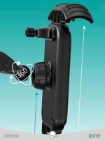 هولدر موبایل موتور سیلکت همراه با چتر motorcycle mobile phone holder with umbrella