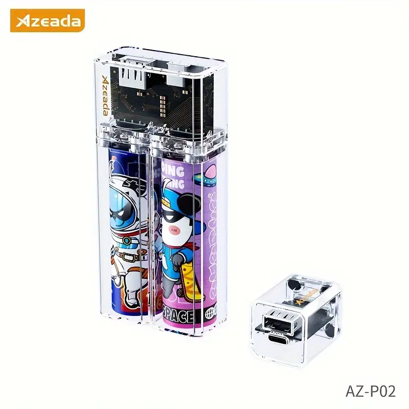 پاور بانک 2قلو برند ازیدا - azeada twin power bank